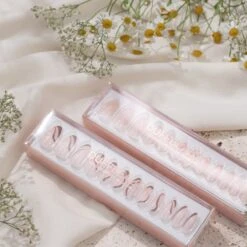 DUFFBEAUTY Reusable Press-On Manicure Nails - Cappuccino Swirl 20 DUFFBEAUTY Reusable Press-On Manicure Nails - Cappuccino Swirl -Skonhed og Tilbehor duffbeauty reusable press on manicure nails cappuccino swirl 1670849112