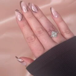 DUFFBEAUTY Reusable Press-On Manicure Nails - Cappuccino Swirl 14 DUFFBEAUTY Reusable Press-On Manicure Nails - Cappuccino Swirl -Skonhed og Tilbehor duffbeauty reusable press on manicure nails cappuccino swirl 1670849706