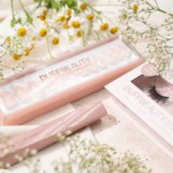 DUFFBEAUTY Reusable Press-On Manicure Nails - Milky Swirl -Skonhed og Tilbehor duffbeauty reusable press on manicure nails milky swirl 1673442885