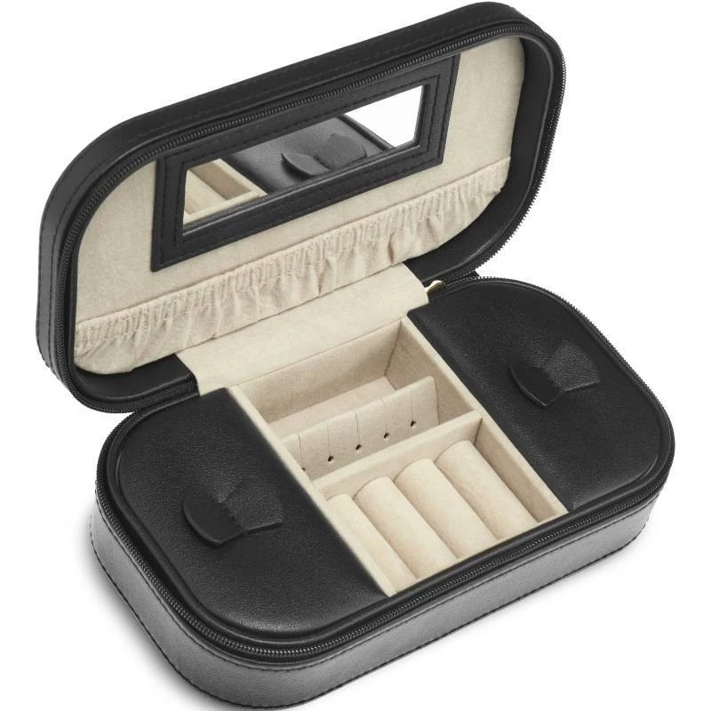 Gillian Jones Jewelry Box Travel Large - Black 11061-00 3 Gillian Jones Jewelry Box Travel Large - Black 11061-00