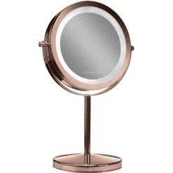 Gillian Jones Stand LED Light Mirror X10 - Kobber 10384