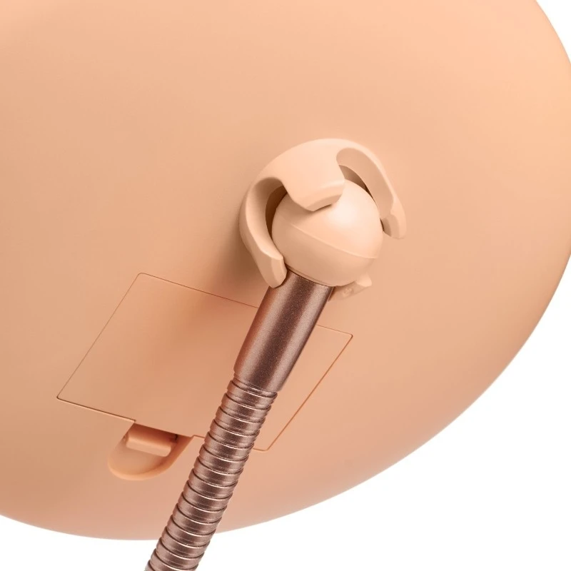 Gillian Jones Suction Mirror Goose Neck Arm - Rose Gold 10252-82 4 Gillian Jones Suction Mirror Goose Neck Arm - Rose Gold 10252-82 - Billede 2