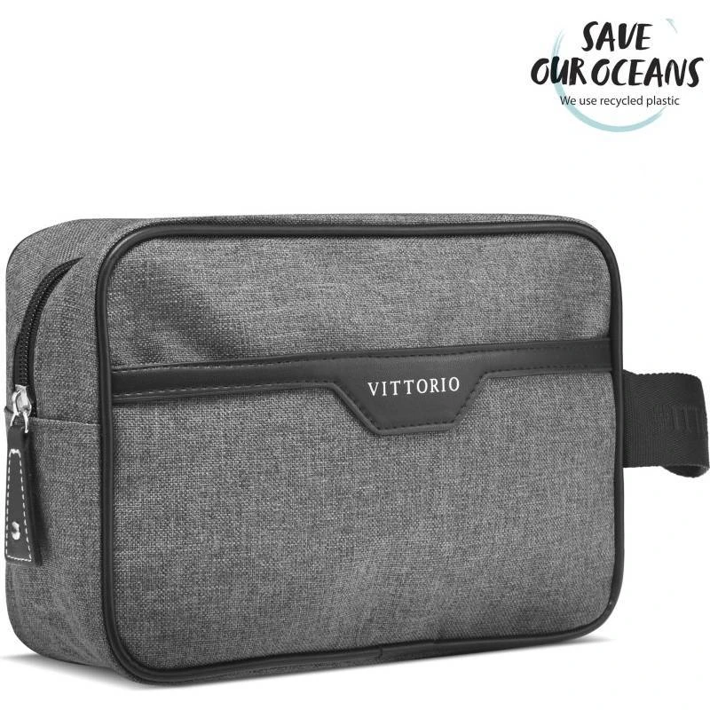 Gillian Jones Vittorio Classic Bag Men - Grey 10405-03 5 Gillian Jones Vittorio Classic Bag Men - Grey 10405-03 - Billede 3