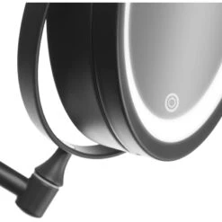 Gillian Jones Wall Mirror W/ Arm & Lights - Black 10246-00 7 Gillian Jones Wall Mirror W/ Arm & Lights - Black 10246-00 -Skonhed og Tilbehor gillian jones wall mirror w arm lights black 10246 00 1636379231