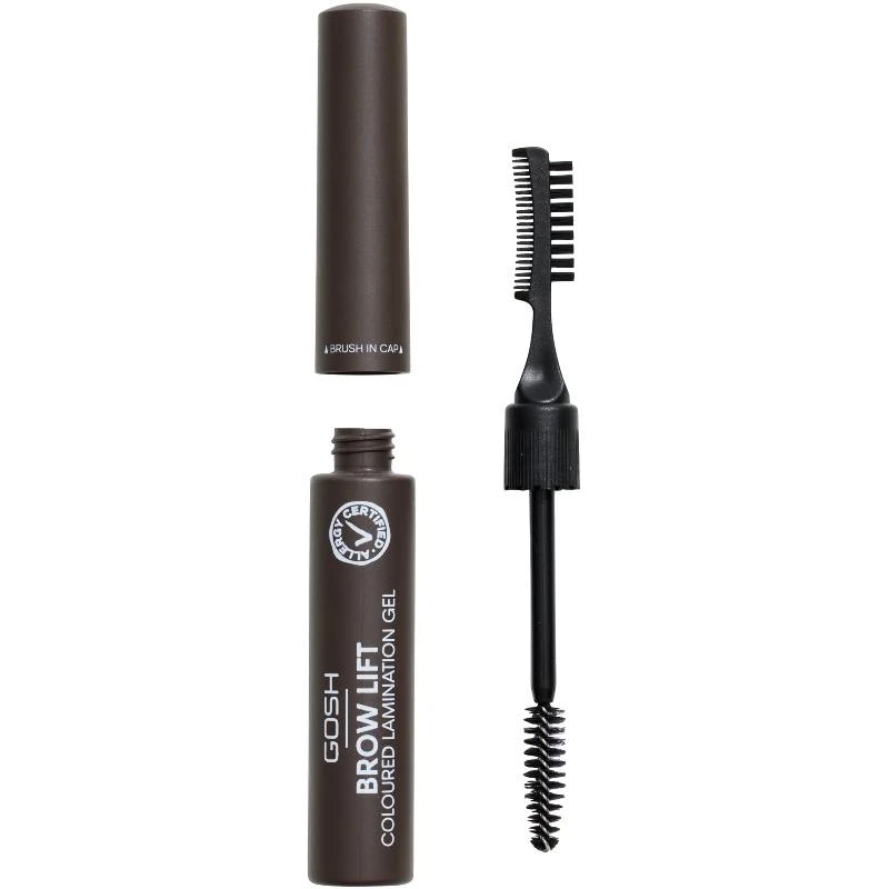 GOSH Brow Lift Coloured Lamination Gel 6 Ml - 002 Dark Brown 3 GOSH Brow Lift Coloured Lamination Gel 6 Ml - 002 Dark Brown