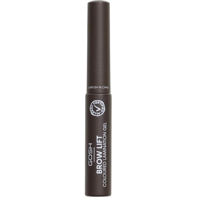 GOSH Brow Lift Coloured Lamination Gel 6 Ml - 002 Dark Brown 4 GOSH Brow Lift Coloured Lamination Gel 6 Ml - 002 Dark Brown - Billede 2