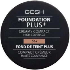 GOSH Foundation Plus+ Creamy Compact 9 Gr. - 006 Honey 9 GOSH Foundation Plus+ Creamy Compact 9 Gr. - 006 Honey -Skonhed og Tilbehor gosh foundation plus creamy compact 9 gr 006 honey 1612188465