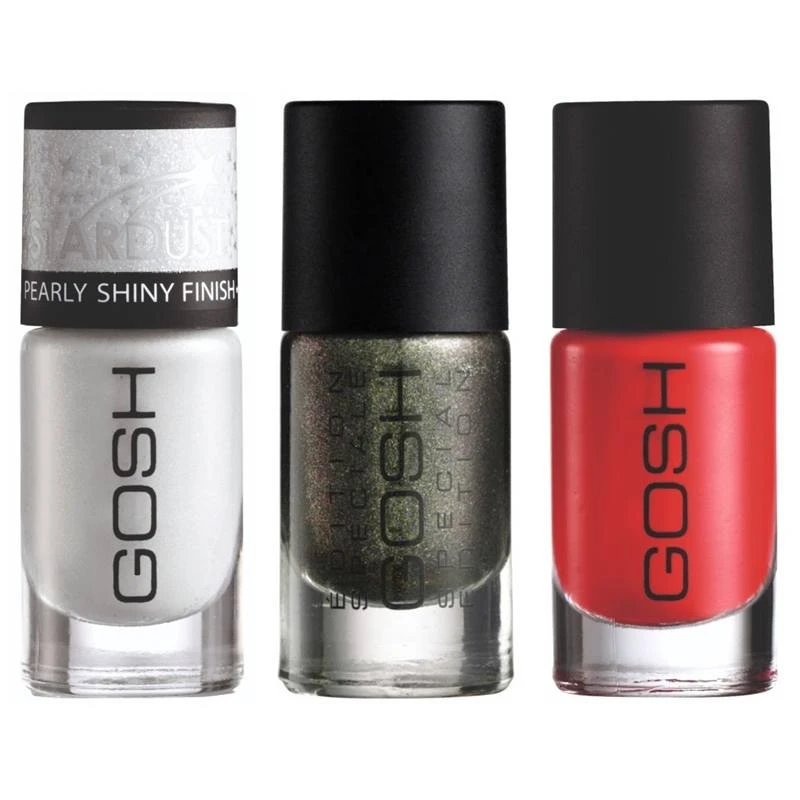 3 X GOSH Nail Laquer 8 Ml 3 3 X GOSH Nail Laquer 8 Ml