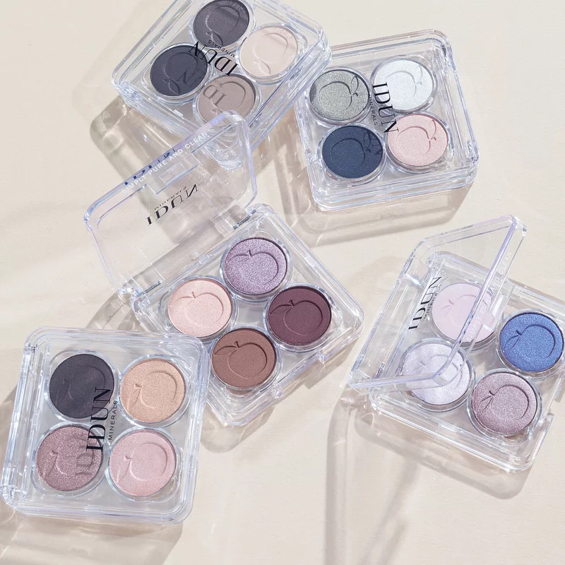 IDUN Minerals Eyeshadow Palette 4 X 1 Gr. - Norrlandssyren 4 IDUN Minerals Eyeshadow Palette 4 X 1 Gr. - Norrlandssyren - Billede 2