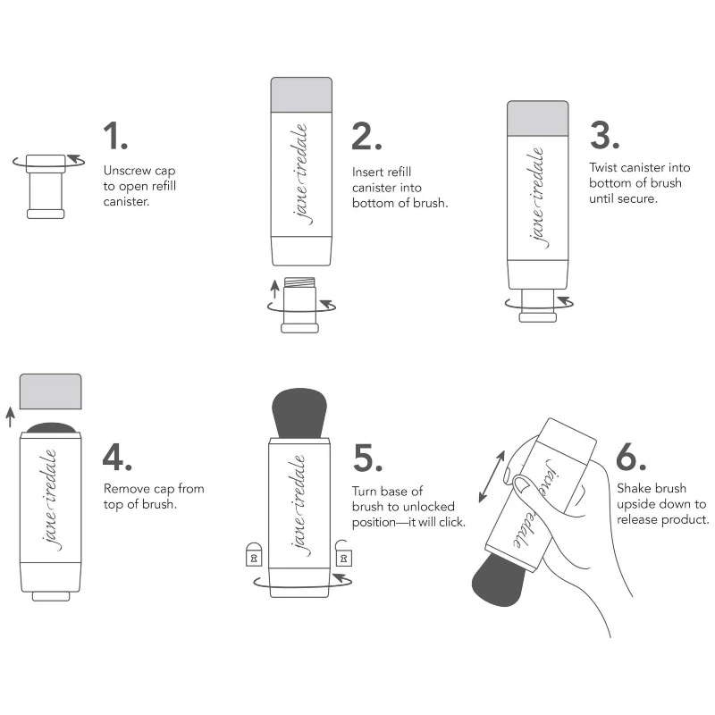 Jane Iredale Powder-Me SPF 30 Refillable Brush 5 Gr. - Translucent 5 Jane Iredale Powder-Me SPF 30 Refillable Brush 5 Gr. - Translucent - Billede 3