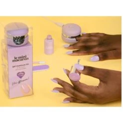 Le Mini Macaron Gel Manicure Kit - Lilac Blossom -Skonhed og Tilbehor le mini macaron gel manicure kit lilac blossom 1658221509