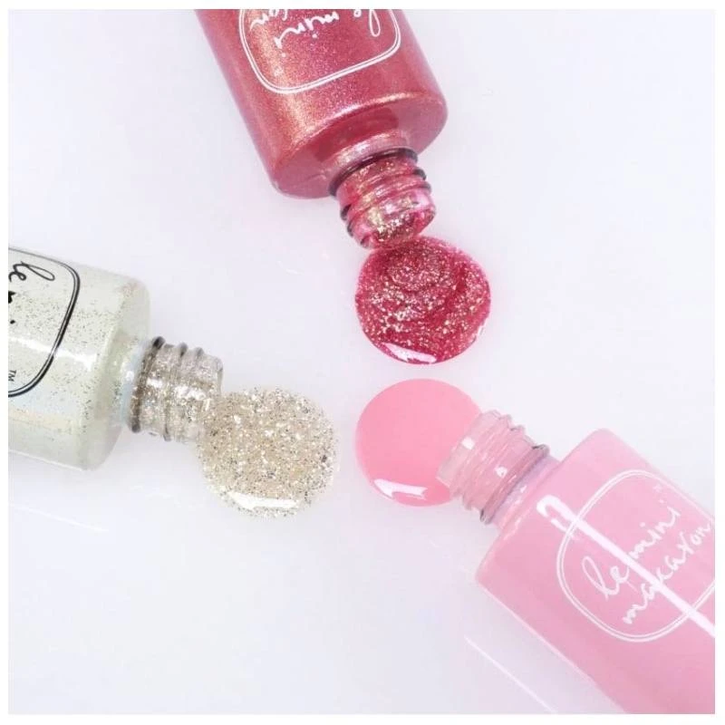 Le Mini Macaron Gel Polish Trio 3 X 8,5 Ml - C'est Glitter 9 Le Mini Macaron Gel Polish Trio 3 X 8,5 Ml - C'est Glitter - Billede 7