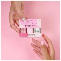 Le Mini Macaron Gel Polish Trio 3 X 8,5 Ml - C'est Glitter 21 Le Mini Macaron Gel Polish Trio 3 X 8,5 Ml - C'est Glitter -Skonhed og Tilbehor le mini macaron gel polish trio 3 x 85 ml cest glitter 1642159514