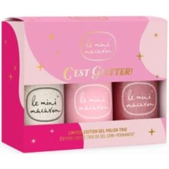Le Mini Macaron Gel Polish Trio 3 X 8,5 Ml - C'est Glitter