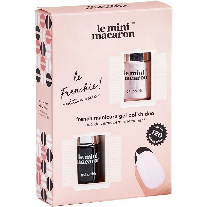 Le Mini Macaron Le Frenchie French Manicure Gel Polish Duo 3 Le Mini Macaron Le Frenchie French Manicure Gel Polish Duo