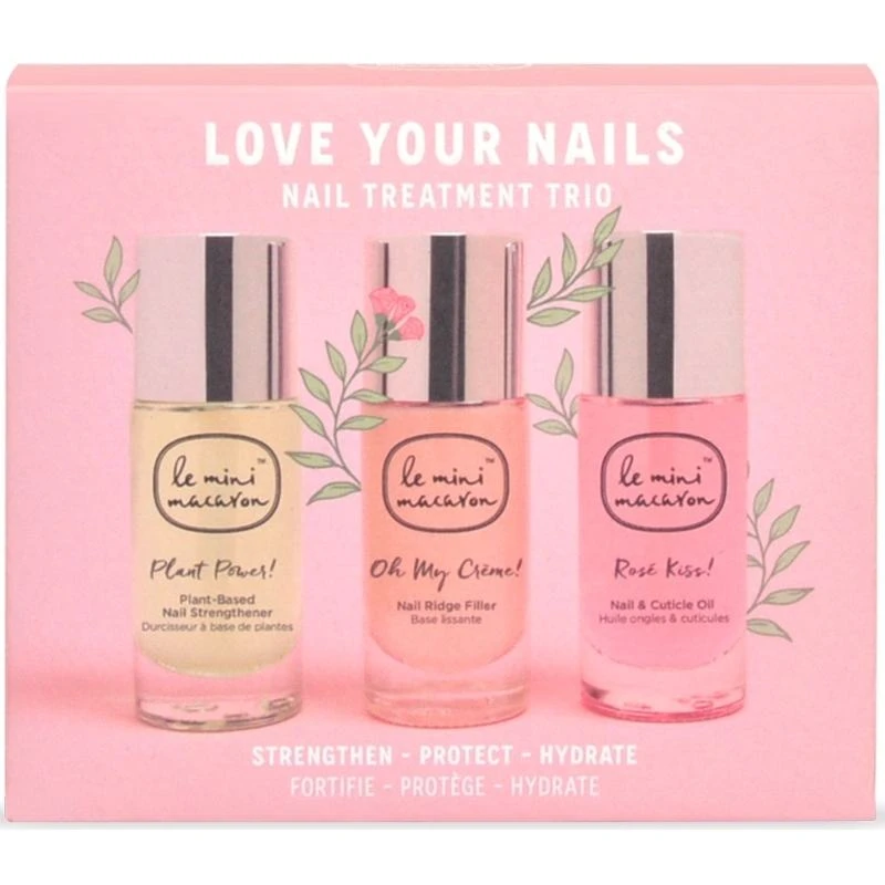 Le Mini Macaron Love Your Nails Treatment Trio 3 Le Mini Macaron Love Your Nails Treatment Trio