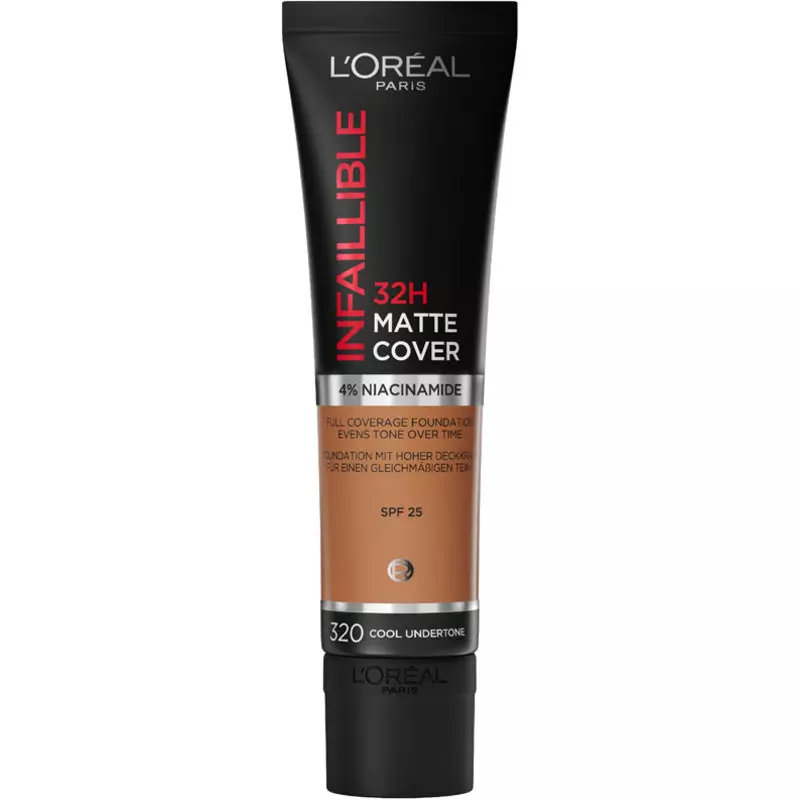 L’Oréal Paris L'Oréal Paris Cosmetics Infaillible 32H Matte Cover Foundation 30 Ml - 320 Cool Undertone 3 L’Oréal Paris L'Oréal Paris Cosmetics Infaillible 32H Matte Cover Foundation 30 Ml - 320 Cool Undertone