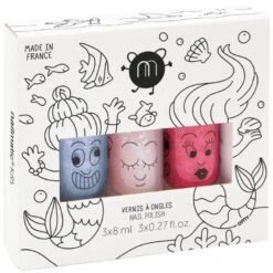 Nailmatic Kids Nail Polish Set 3 X 8 Ml - Mermaid