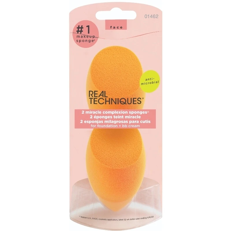 Real Techniques 2 Pack Miracle Complexion Sponges 4 Real Techniques 2 Pack Miracle Complexion Sponges - Billede 2